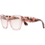 Occhiali da sole scontati rosa in acetato tartarugati a gatto Tom Ford 
