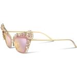 Occhiali da sole rosa a specchio Dolce&Gabbana Dolce 