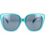 Occhiali da sole scontati azzurri in acetato per Donna Gucci 