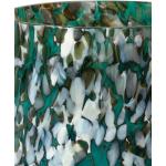 Bicchieri verdi di vetro 2 pezzi design 