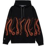 Octopus - outline hoodie - black