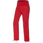 Pantaloni rossi M traspiranti da arrampicata per Donna Ocun 