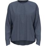 Magliette & T-shirt scontate grigie L taglie comode in poliestere traspiranti lavabili in lavatrice con manica lunga per Donna Odlo 