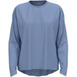 Magliette & T-shirt scontate eleganti blu L taglie comode in poliestere traspiranti con manica lunga per Donna Odlo 