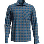 Magliette & T-shirt preppy blu S traspiranti con manica lunga per Uomo Odlo 