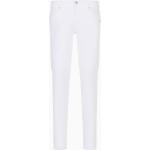 Jeans skinny bianchi in denim per Uomo Giorgio Armani Exchange 
