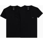 Magliette & T-shirt nere XL in jersey con scollo a V con scollo a V per Uomo Giorgio Armani Exchange 