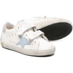 Sneakers larghezza A bianche numero 22 di gomma chiusura velcro a strappo per bambini Golden Goose 