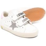 Sneakers larghezza A bianche numero 37 di gomma chiusura velcro a strappo per bambini Golden Goose 