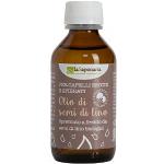 Cura 100 ml Bio trattamento doppie punte all'olio di lino texture olio per capelli e cuoio capelluto La Saponaria 