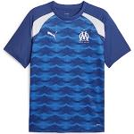PUMA Olympique de Marseille Prematch SS Jersey, T-Shirt Unisex-Adulto, Blue