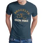 OM3® Brooklyn New York, maglietta da uomo, Iron Mike Tyson Boxing Gym | S - 4XL, jeans, L