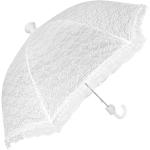 Ombrelli parasole bianchi di pizzo Perletti 