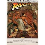 OMG Printing Poster di Indiana Jones Raiders Of The Lost Ark Harrison Ford, carta fotografica satinata, formato A3, 297 x 420 mm