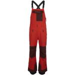 Pantaloni rossi XS impermeabili traspiranti da snowboard per Uomo 