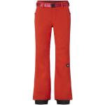 Pantaloni rossi S impermeabili traspiranti da snowboard per Donna 