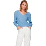 Only Atia Cuff V Neck Sweater Blu XL Donna