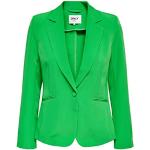 Tailleur verde XS in poliestere tinta unita con pantalone per Donna Only 
