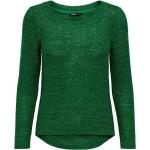 Pullover scontati verdi XL in acrilico manica lunga per Donna Only 