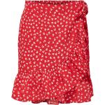 Only Olivia Wrap Short Skirt Rosso M Donna
