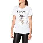 Magliette & T-shirt stampate scontate bianche S a tema ananas per Donna Only 