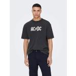 Only & Sons Acdc Relax Short Sleeve T-shirt Nero XS Uomo
