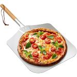Pale scontate rosse in alluminio per pizza 