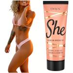 Onyx SHE lozione solare per donna - acceleratore di abbronzatura e crema abbronzante per pelle chiara - idratante per la pelle e complesso antietà