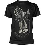 Opeth T Shirt Chrysalis Leave It all Behind You Logo Nuovo Ufficiale Uomo Nero Size M