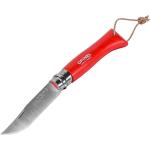 Opinel No 08 Red With Sheath Penknife Rosso
