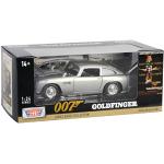 OPO 10 - Auto in Miniatura riprodotta in Scala 1/24 Compatibile per Aston Martin DB5 James Bond Collection Goldfinger - Motormax 79857
