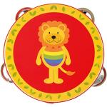 Orange Tree Toys- Lion Tambourine Tamburello Leone, Colore Multicolore, RY915S1584