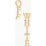 Orecchini pendenti scontati bianco sporco in ottone Off-White 