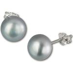 Orecchini eleganti grigi con perle per Donna Sterlinx 