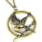 Orion Creations - Spilla Hunger Games Mockingjay e metallo di base, colore: Collana in bronzo, cod. hp-hungerbird-neck-bronze