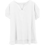 Magliette & T-shirt casual bianche 4 XL taglie comode di cotone oeko-tex Bio sostenibili traspiranti a collo alto mezza manica con scollo rotondo per Uomo Generic 