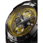Orologi da polso cronografi automatici gialli Taglia unica in caucciù rotondi di vetro zaffiro con cinturino in caucciù Dolce&Gabbana Dolce 