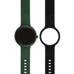 Cinturini orologi verdi in silicone per Uomo Hip Hop 