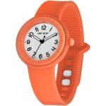 Cinturini orologi arancioni in silicone per Donna resistenza all'acqua 5 Bar Hip Hop 