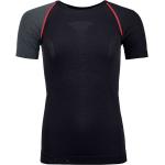Magliette & T-shirt nere XS traspiranti mezza manica con manica corta per Donna Ortovox 