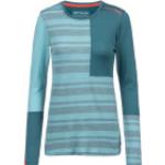 Ortovox - 185 Rock'N'Wool Long Sleeve W, maglia a maniche lunghe donna - Size: L, Color: ice waterfall