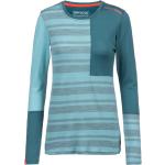 Ortovox - 185 Rock'N'Wool Long Sleeve W, maglia a maniche lunghe donna - Size: XS, Color: ice waterfall