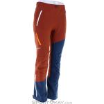 Pantaloni arancioni XXL taglie comode da sci per Uomo Ortovox 