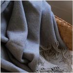 Trapunte invernali azzurre 140x200 cm di lana sostenibili 