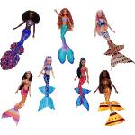 Disney La Sirenetta - Ariel e le Sue Sorelle, set da collezione con le 7 bambole sirena della famiglia, look ispirati al film, giocattolo per bambini, 3+ anni, HLX18