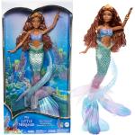 Mattel Disney La Sirenetta - Ariel Sirena Deluxe, bambola con coda iridescente, top metallizzato, perline per i capelli, piedistallo a forma di vortice, giocattolo per bambini, 6+ anni, HNF42