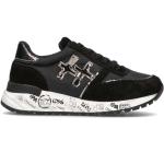 Sneakers larghezza E scontate nere numero 39 con glitter con tacco da 5 cm a 7 cm platform per Donna 