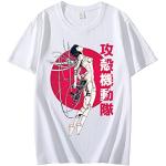 OUHZNUX Ghost in The Shell Robot T-Shirt, Moda Cop