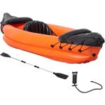 Canoe gonfiabili arancioni in alluminio Outsunny 