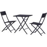 amzwkt Set di mobili da giardino, tavolo da giardino con sedie set tavolo e  sedie da balcone 1 tavolo e 2 sedie, Mobili da Giardino, Tavolino, da  Terrazzo, Balcone, Campeggio : 